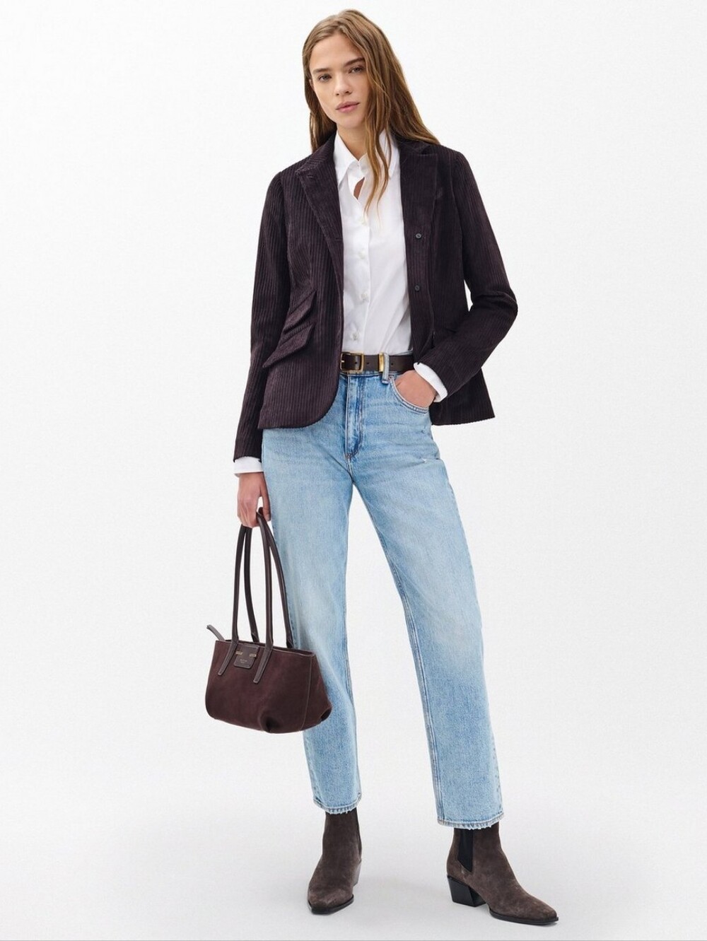 rag & bone Light Blue Straight-Leg Ankel Women’s Jeans
